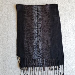Animal print scarf